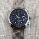 Breitling Stainless Steel Transocean Black Dial Watch - Buy Knockoff
